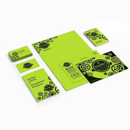 Exact Card Stock<65 lb. Card Stock Paper, 8.5" x 11", Vulcan Green, 250 Sheets/Ream (WAU21869)