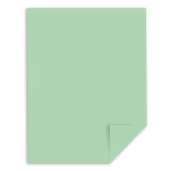 Exact Card Stock<110 lb. Index Paper, 8.5" x 11", Green, 250 Sheets/Pack (WAU49561)