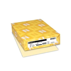 Exact Card Stock<110 lb. Index Paper, 8.5" x 11", Ivory, 250 Sheets/Pack (49581)