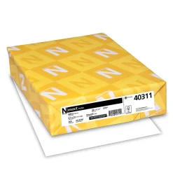 Exact Card Stock<90 lb. Index Paper, 8.5" x 11", White, 250 Sheets/Pack (40311)