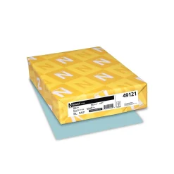 Exact Card Stock<90 lb. Index Paper, 8.5" x 11", Blue, 250 Sheets/Ream (49121)