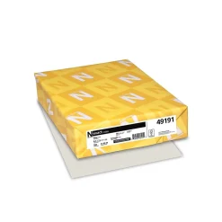 Exact Card Stock<90 lb. Index Paper, 8.5" x 11", Gray, 250 Sheets/Pack (49191)