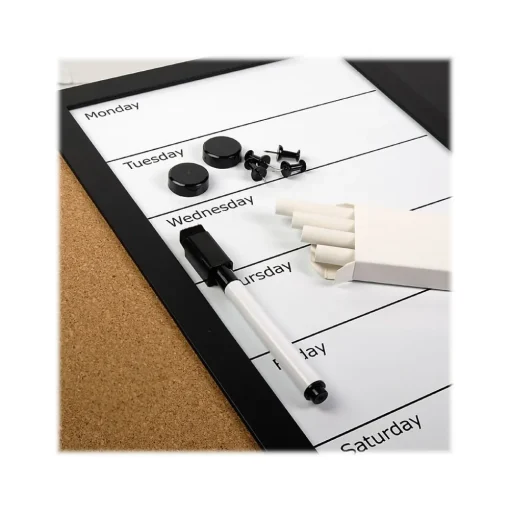 Excello Global Products Dry Erase<Combination Board, Wood Frame, 15" x 23.5" (EGP-HD-0317)