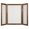Excello Global Products Dry Erase<Double Sided Magnetic Steel Dry-Erase Whiteboard, Wood Frame, 5' x 3' (EGP-HD-0530-BN)