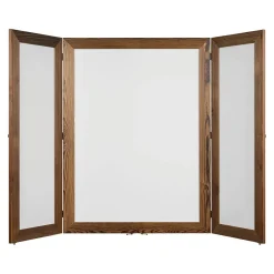 Excello Global Products Dry Erase<Double Sided Magnetic Steel Dry-Erase Whiteboard, Wood Frame, 5' x 3' (EGP-HD-0530-BN)