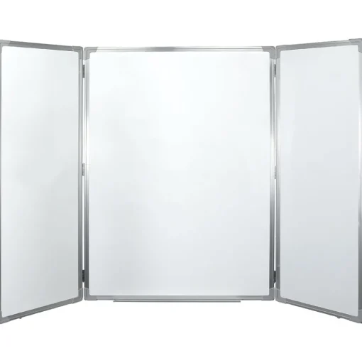 Excello Global Products Dry Erase<Magnetic Dry-Erase Folding Whiteboard, 40" x 60" (EGP-HD-0482)