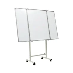Excello Global Products Dry Erase<Magnetic Mobile Folding Dry-Erase Whiteboard, 40" x 30" (EGP-HD-0482-RW)