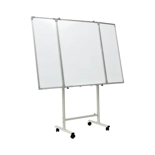 Excello Global Products Dry Erase<Magnetic Mobile Folding Dry-Erase Whiteboard, 40" x 30" (EGP-HD-0482-RW)
