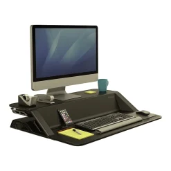 Fellowes Standing Desks<Lotus 33" Standing Desk Converter, Black (0007901)