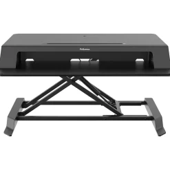 Fellowes Standing Desks<Lotus LT 32"W Manual Adjustable Standing Desk Converter, Black (8215001)