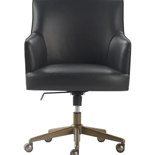 Finch Office Chairs<Belmont Ergonomic Leather Swivel Executive Chair, Charcoal (CHR10061C)