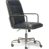 Finch Office Chairs<Franklin Bonded Leather Computer and Desk Chair, Charcoal Gray (CHR10060A)