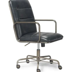 Finch Office Chairs<Franklin Bonded Leather Computer and Desk Chair, Charcoal Gray (CHR10060A)