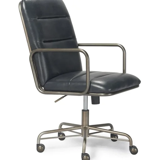 Finch Office Chairs<Franklin Bonded Leather Computer and Desk Chair, Charcoal Gray (CHR10060A)