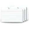 Find It Index Cards<3" x 5" Tabbed Index Cards, White, 48/Pack (FT07215)