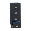 FireKing File Cabinets<Fire King 1-Hour Fire Resistant Vertical File Cabinet, Legal, 4-Drawer, Black, 31 1/2"D, Truck to Loading Dock