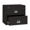 FireKing File Cabinets<Classic 2-Drawer Lateral File Cabinet, Fire Resistant, Letter/Legal, Black, 31.19"W (2-3122-CBL)