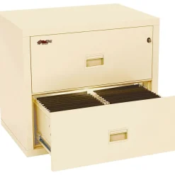 FireKing File Cabinets<Compact Turtle Lateral File Cabinet, 27.8" x 31.01", Letter/Legal, Fire Resistant, Tan (2R3122CPAI)