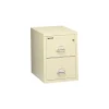 FireKing File Cabinets<1-Hour 2-Drawer 25" Letter Fire Resistant Vertical Cabinet, Putty