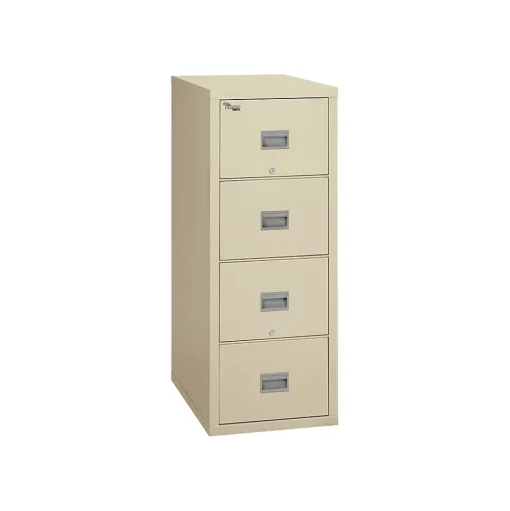 FireKing File Cabinets<Patriot 4-Drawer Vertical File Cabinet, Fire Resistant, Legal, Beige, 31.56"D (4P-2131-CPA)