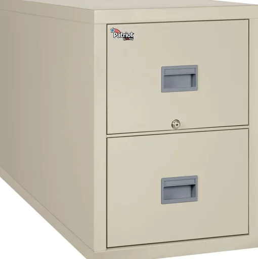 FireKing File Cabinets<Patriot 2-Drawer Vertical File Cabinet, Legal, Putty, 20 13/16"W (2P2131CPAI)