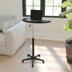 Flash Furniture Office Desks<25" Laminate Laptop Desks Black (NANJN2792)