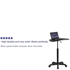 Flash Furniture Office Desks<25" Laminate Laptop Desks Black (NANJN2792)