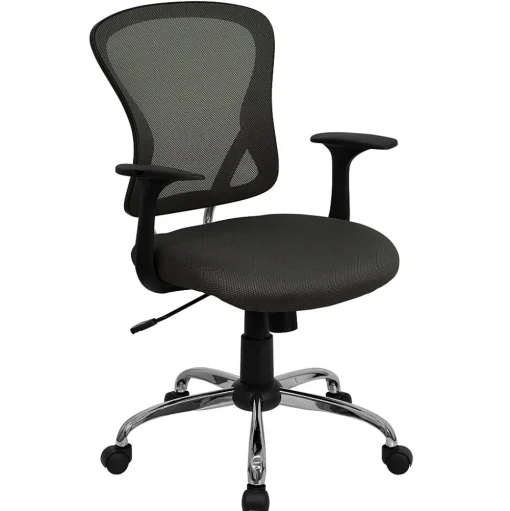 Flash Furniture Office Chairs<Alfred Ergonomic Mesh Swivel Mid-Back Task Office Chair, Dark Gray (H8369FDKGY)
