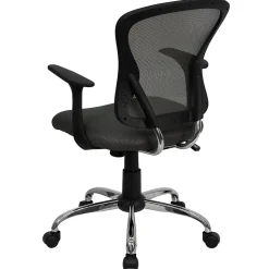 Flash Furniture Office Chairs<Alfred Ergonomic Mesh Swivel Mid-Back Task Office Chair, Dark Gray (H8369FDKGY)