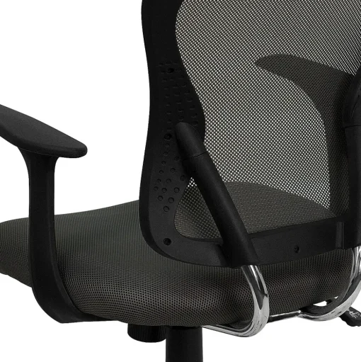 Flash Furniture Office Chairs<Alfred Ergonomic Mesh Swivel Mid-Back Task Office Chair, Dark Gray (H8369FDKGY)