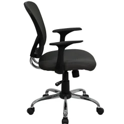 Flash Furniture Office Chairs<Alfred Ergonomic Mesh Swivel Mid-Back Task Office Chair, Dark Gray (H8369FDKGY)