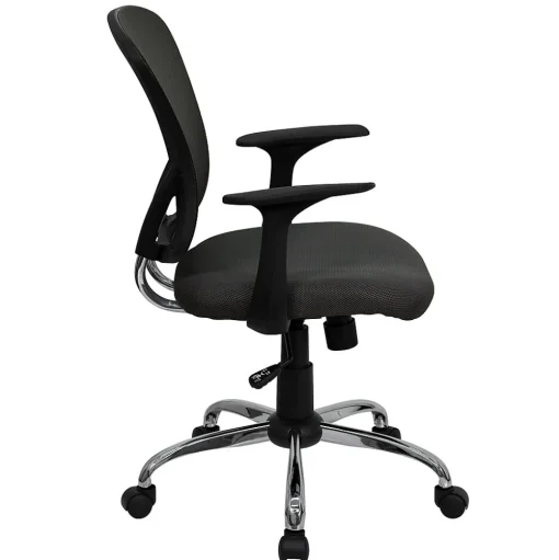 Flash Furniture Office Chairs<Alfred Ergonomic Mesh Swivel Mid-Back Task Office Chair, Dark Gray (H8369FDKGY)