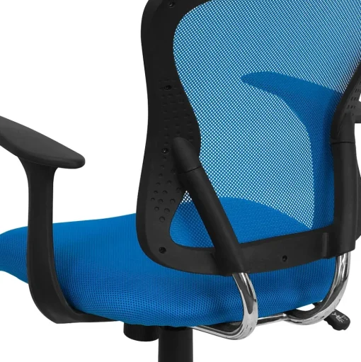 Flash Furniture Office Chairs<Alfred Ergonomic Mesh Swivel Mid-Back Task Office Chair, Blue (H8369FBL)