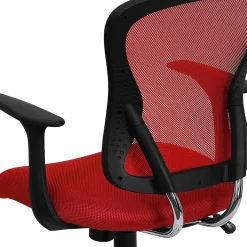 Flash Furniture Office Chairs<Alfred Ergonomic Mesh Swivel Mid-Back Task Office Chair, Red (H8369FRED)