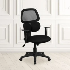 Flash Furniture Office Chairs<Ariel Ergonomic Mesh Swivel Mid-Back Task Office Chair, Black (BT2755BK)
