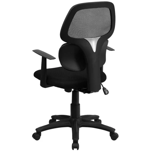 Flash Furniture Office Chairs<Ariel Ergonomic Mesh Swivel Mid-Back Task Office Chair, Black (BT2755BK)
