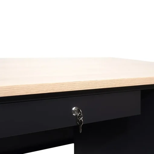 Flash Furniture Office Desks<Cambridge 48"W Single Pedestal Desk, (GCMBLK173WOK)