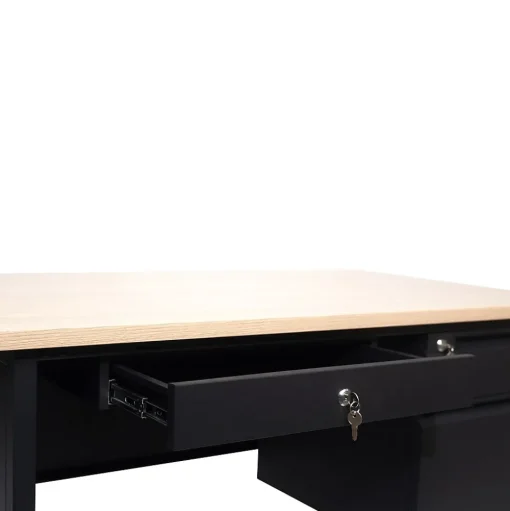 Flash Furniture Office Desks<Cambridge 48"W Single Pedestal Desk, (GCMBLK173WOK)