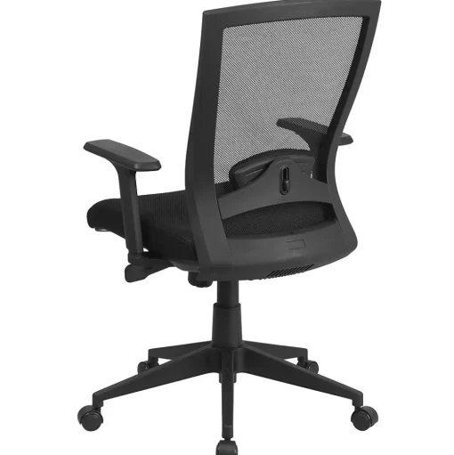 Flash Furniture Office Chairs<Cleo Ergonomic Mesh Swivel Mid-Back Executive Office Chair, Black (HL0004K)