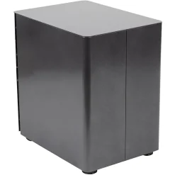 Flash Furniture File Cabinets<3-Drawer Cabinet, Legal & Letter Files, Black, 21" (HZCHPL01BK)
