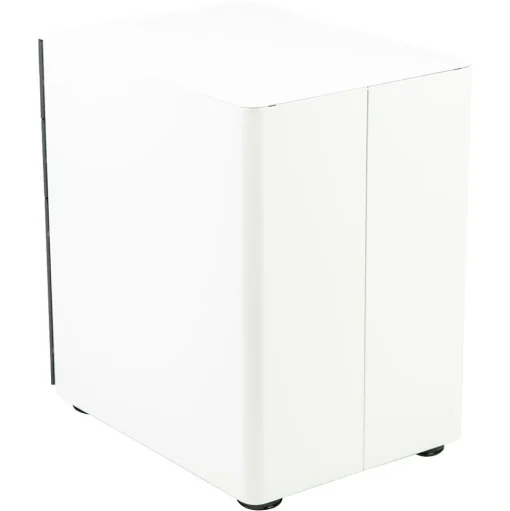 Flash Furniture File Cabinets<3-Drawer Cabinet, Legal & Letter Files, White/Charcoal, 21" (HZCHPL02GRYWH)