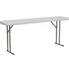 Flash Furniture Folding Tables<Elon Folding Table, 72" x 18", Granite White (DADYCZ180GW)