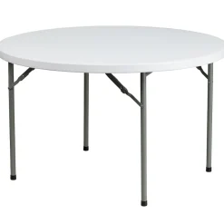Flash Furniture Folding Tables<Elon Folding Table, 48" x 48", Granite White (DADYCZ122R)