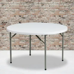 Flash Furniture Folding Tables<Elon Folding Table, 48" x 48", Granite White (DADYCZ122R)