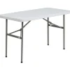 Flash Furniture Folding Tables<Elon Folding Table, 48.25" x 24", Granite White (DADYCZ1222)