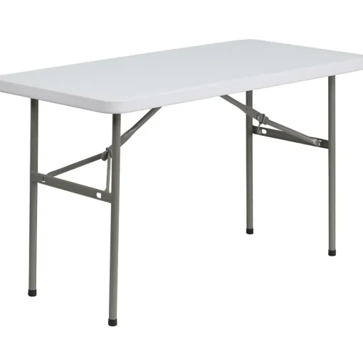 Flash Furniture Folding Tables<Elon Folding Table, 48.25" x 24", Granite White (DADYCZ1222)