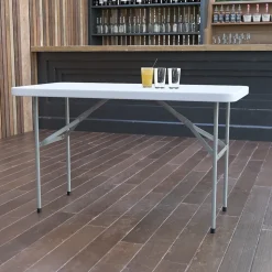 Flash Furniture Folding Tables<Elon Folding Table, 48.25" x 24", Granite White (DADYCZ1222)
