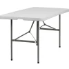 Flash Furniture Folding Tables<Elon Folding Table, 60" x 30", Granite White (DADYCZ152Z)