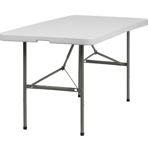 Flash Furniture Folding Tables<Elon Folding Table, 60" x 30", Granite White (DADYCZ152Z)