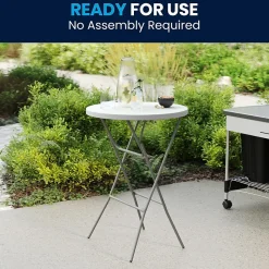 Flash Furniture Folding Tables<Elon Folding Table, 31.25" x 31.25", Granite White (DADYCZ80R2BAR)
